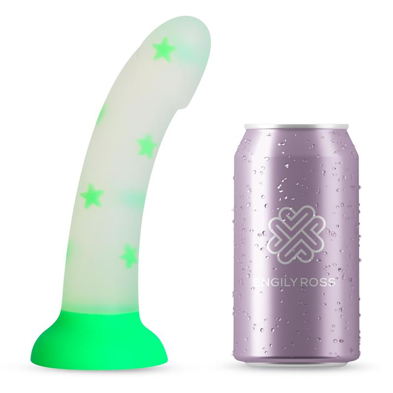 DILDOX-Dildo que brilla en la oscuridad 17cm